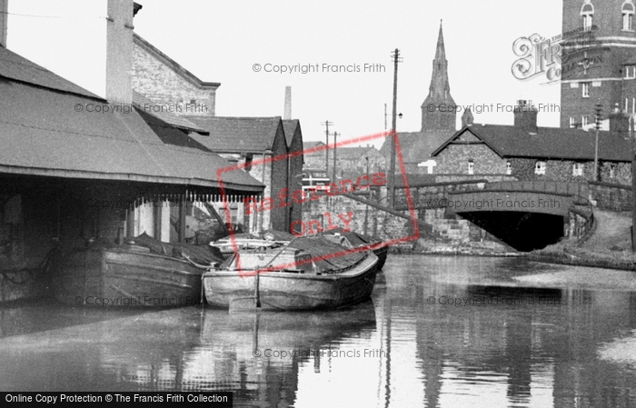 Photo of Wigan, Barges At The Pier c.1960