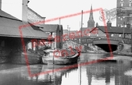 Barges At The Pier c.1960, Wigan