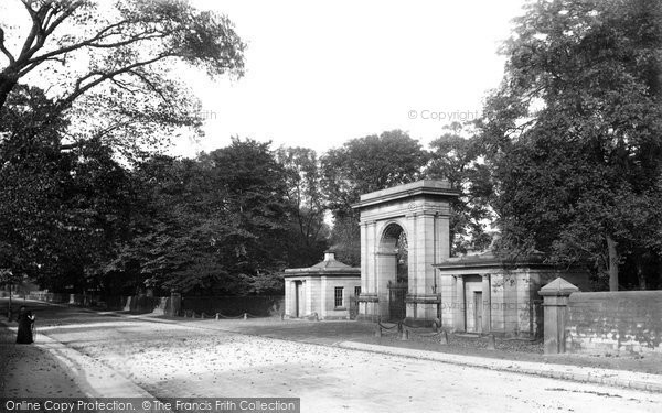 Photo of Wigan, Haigh Park, Entrance Gate 1895