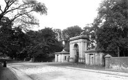 Wigan, Haigh Park, Entrance Gate 1895