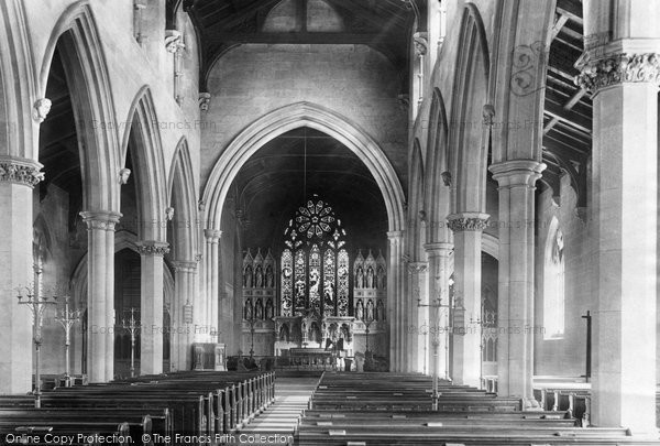 Photo of Wigan, Poolstock Church interior 1897