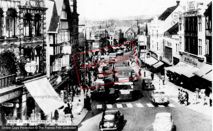 Photo of Wigan, Standishgate c.1960