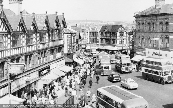 Photo of Wigan, the Market Place c1960