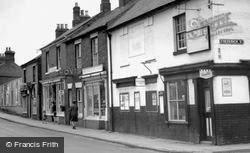 Shops On Leicester Road c.1965, Wigston