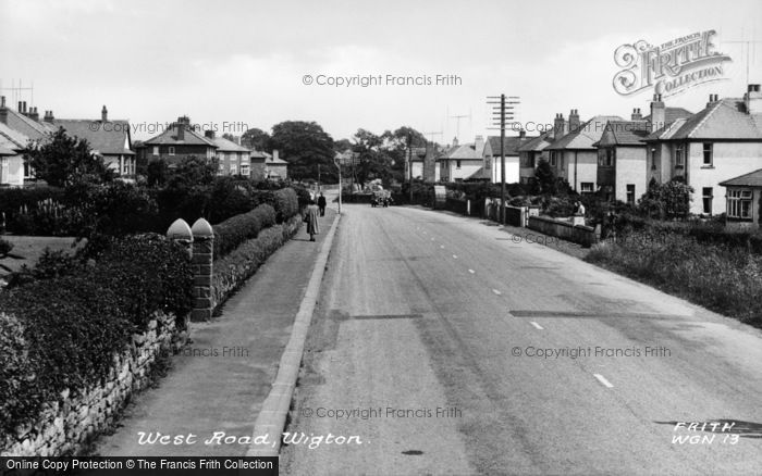 Photo of Wigton, West Road c.1955