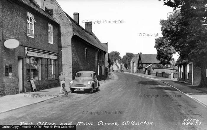 Photo of Wilburton, Post Office and Main Street c1960
