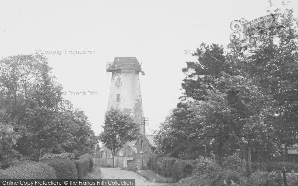 Photo of Willaston, The Windmill And Mill Lane c.1960
