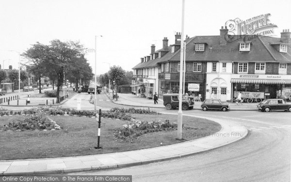 Photo of Willerby, The Roundabout c.1965