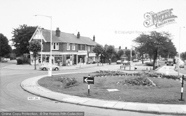 Photo of Willerby, The Roundabout c.1965