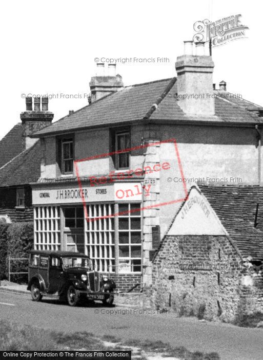 Photo of Willingdon, J H Brooker General Stores c.1955