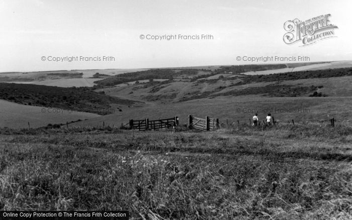 Photo of Willingdon, The Downs Above c.1960