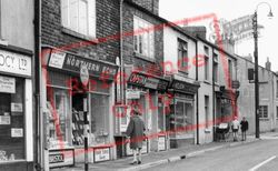 High Street Shops c.1960, Willington