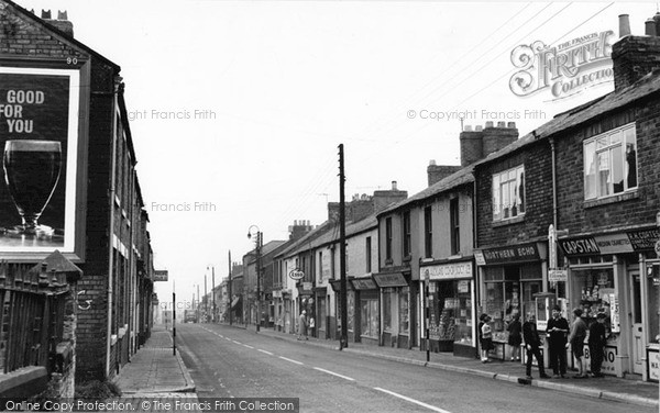 Photo of Willington, Shops, High Street 1962