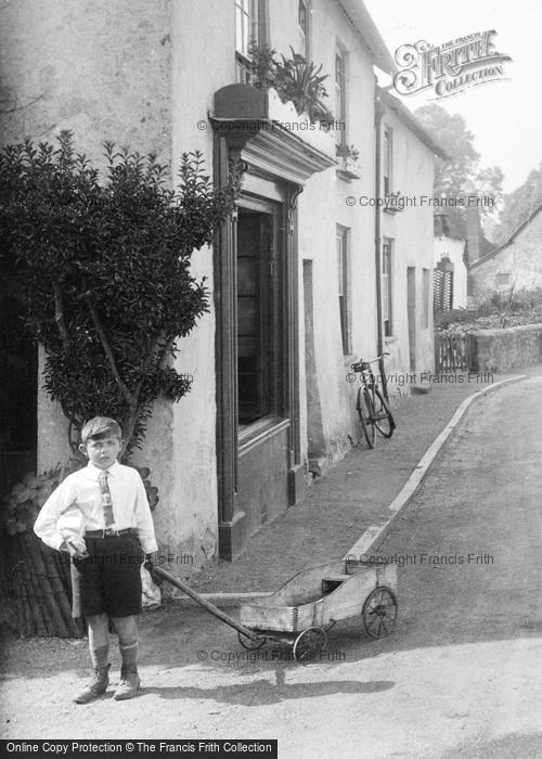 Photo of Williton, Boy In North Street 1929