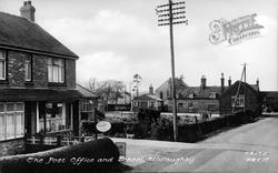 The Post Office And School c.1955, Willoughby