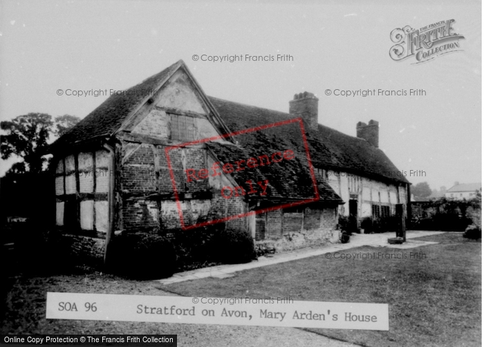 Photo of Wilmcote, Mary Arden's House c.1955