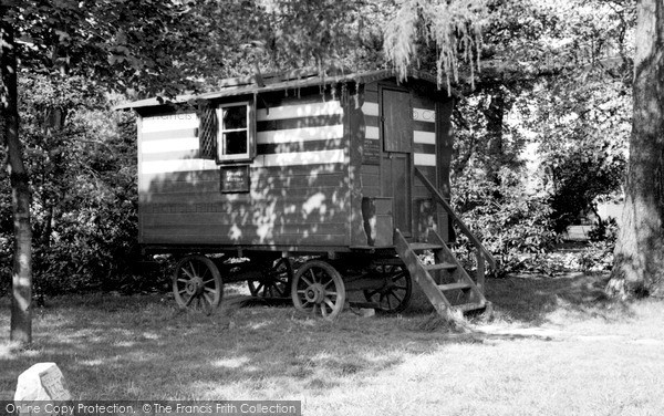 Photo of Wilmslow, Romany's Caravan c1955