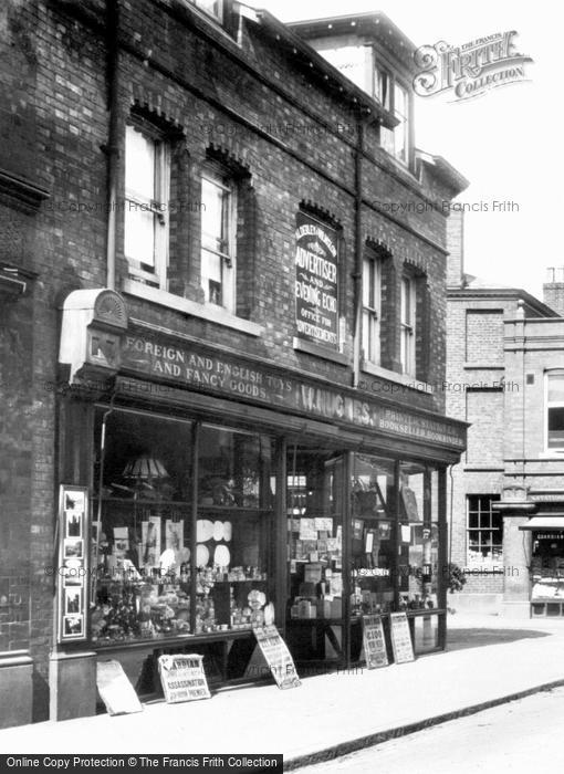 Photo of Wilmslow, Shop In Grove Street 1897