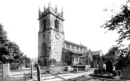 Wilmslow, St Bartholomew's Church from the south west 1896