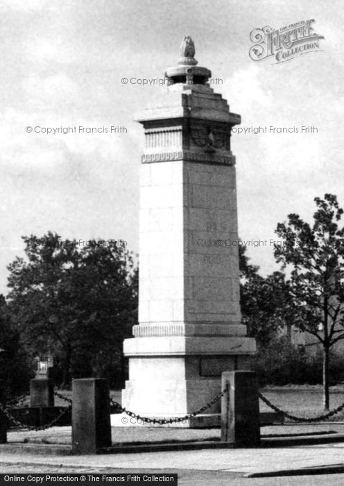Photo of Wilmslow, The War Memorial c.1955