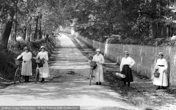 Photo of Wilton, Ladies On South Hill 1919