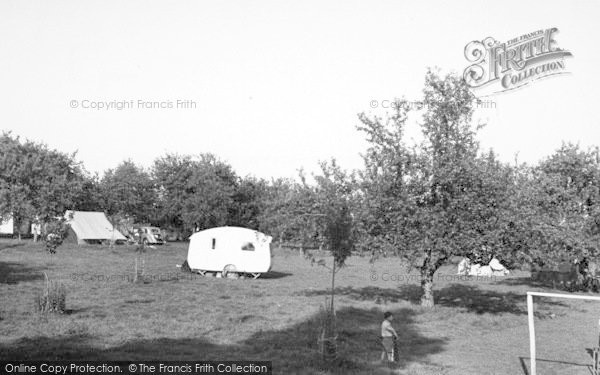 Photo of Wilton, The Garage Caravan Site c.1960