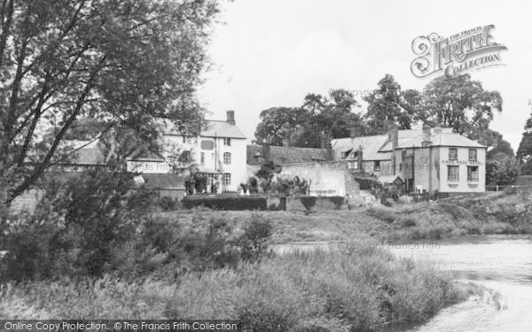 Photo of Wilton, The River Wye And King's Head Hotel c.1955