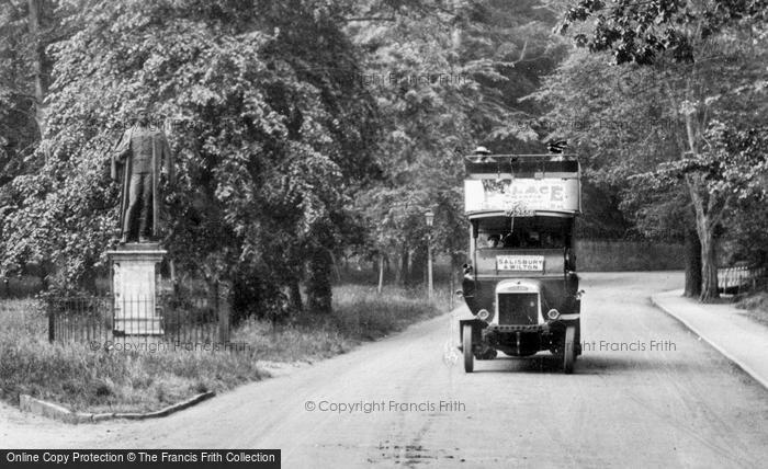 Photo of Wilton, The Salisbury To Wilton Bus 1919