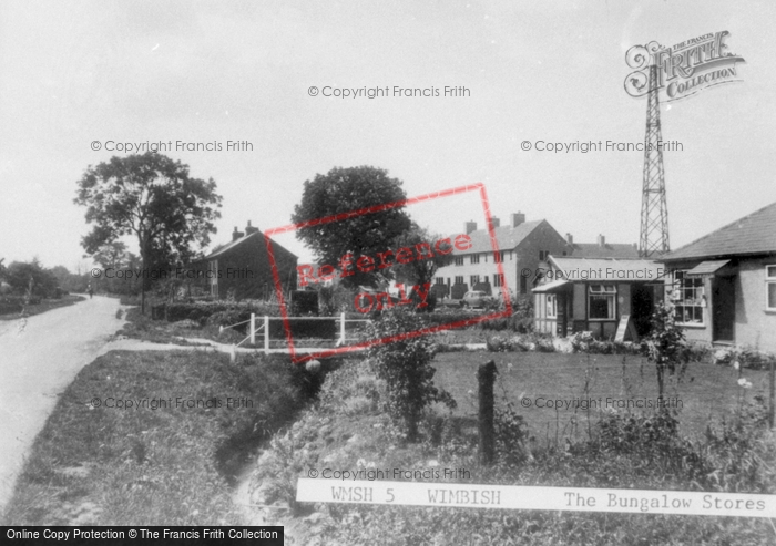 Photo of Wimbish, The Bungalow Stores c.1960