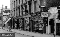High Street Shop Fronts 1959, Wimbledon