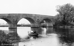 Wimborne, Boating At Canford Bridge 1904, Wimborne Minster