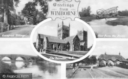 Wimborne, Composite c.1910, Wimborne Minster
