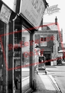 Wimborne, East Brook c.1955, Wimborne Minster