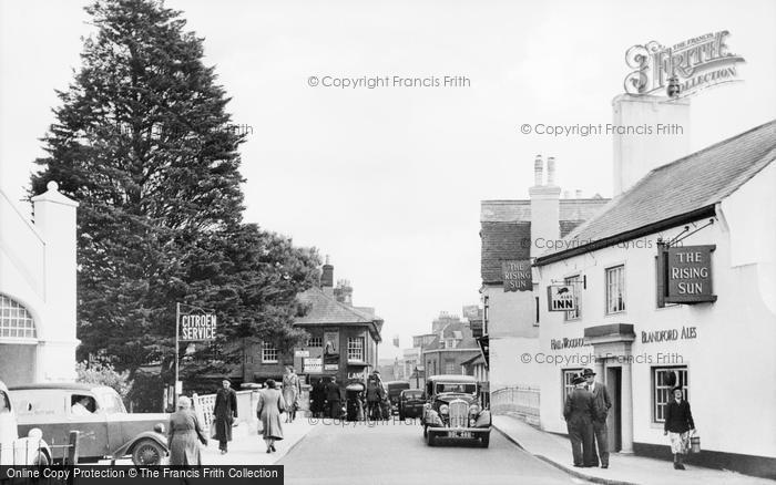 Photo of Wimborne, East Street c.1955