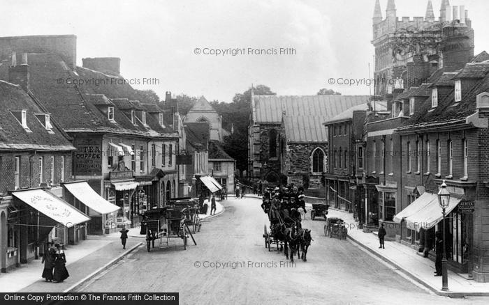 Photo of Wimborne, High Street 1904