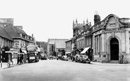 Wimborne, High Street c.1955, Wimborne Minster