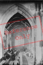 Wimborne, Minster Interior 1936, Wimborne Minster