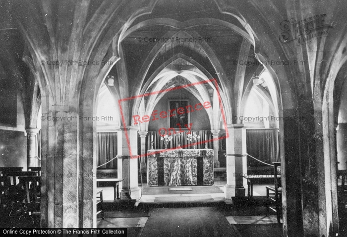 Photo of Wimborne, Minster, Lady Chapel In Crypt 1936