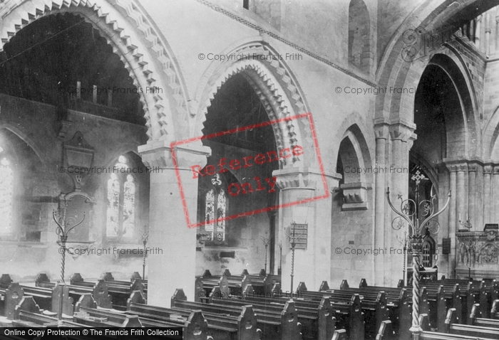 Photo of Wimborne, Minster, Looking Across The Nave 1899