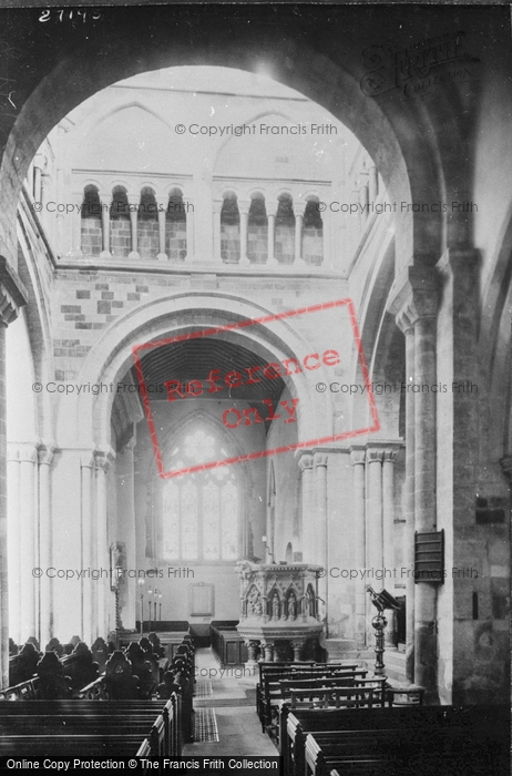 Photo of Wimborne, Minster, Looking Across The Transept 1936