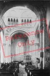 Wimborne, Minster, Looking Across The Transept 1936, Wimborne Minster