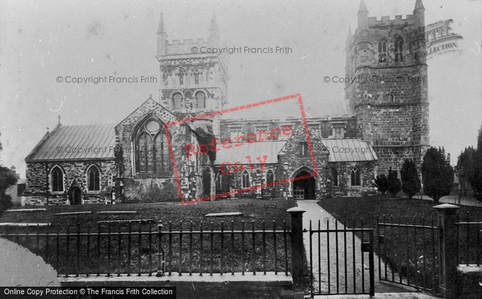 Photo of Wimborne, Minster, North Side 1886