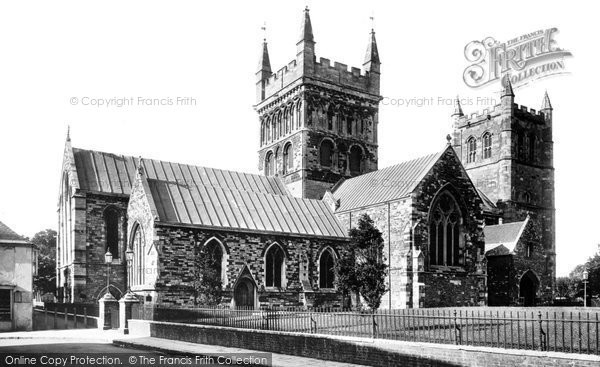 Photo of Wimborne, Minster, north side 1899