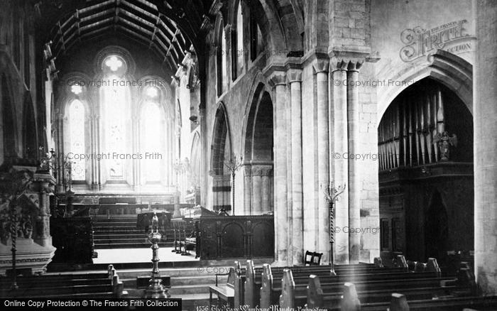 Photo of Wimborne, Minster, The Nave c.1870