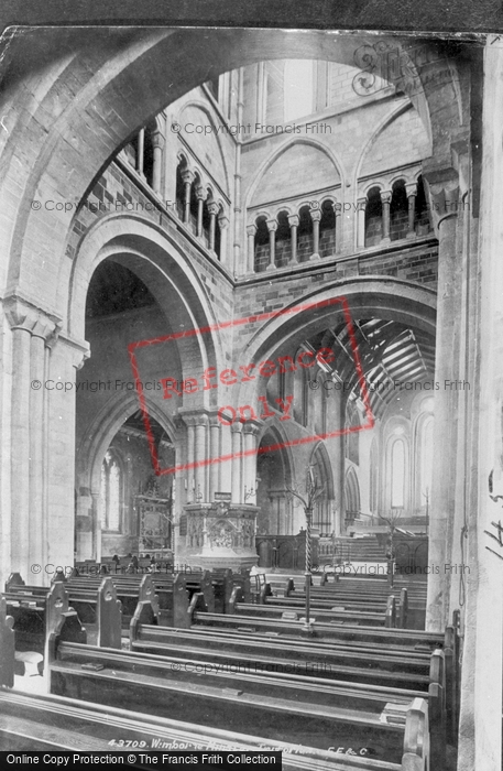 Photo of Wimborne, Minster, The Triforium 1899