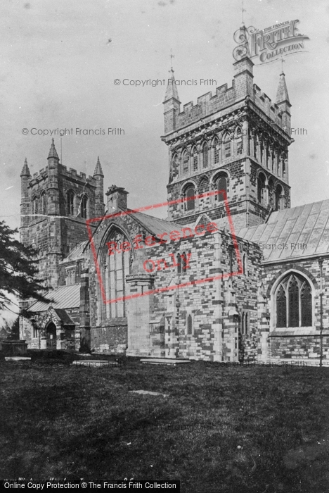 Photo of Wimborne, Minster Towers From South East 1886