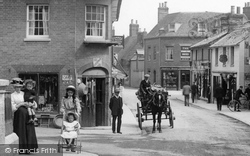 Wimborne, People In East Brook 1908, Wimborne Minster