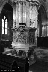 Wimborne, Pulpit 1908, Wimborne Minster