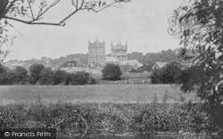 Wimborne, The Minster From The River Frome 1899, Wimborne Minster