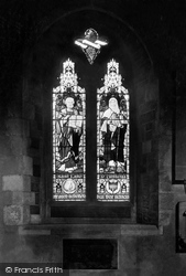 Wimborne, The Minster, St Luke And St Cuthberga's Window 1908, Wimborne Minster